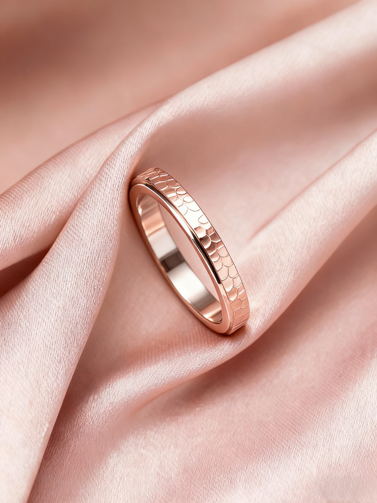 Slim Fidget Spinner Ring in 3mm for Women
