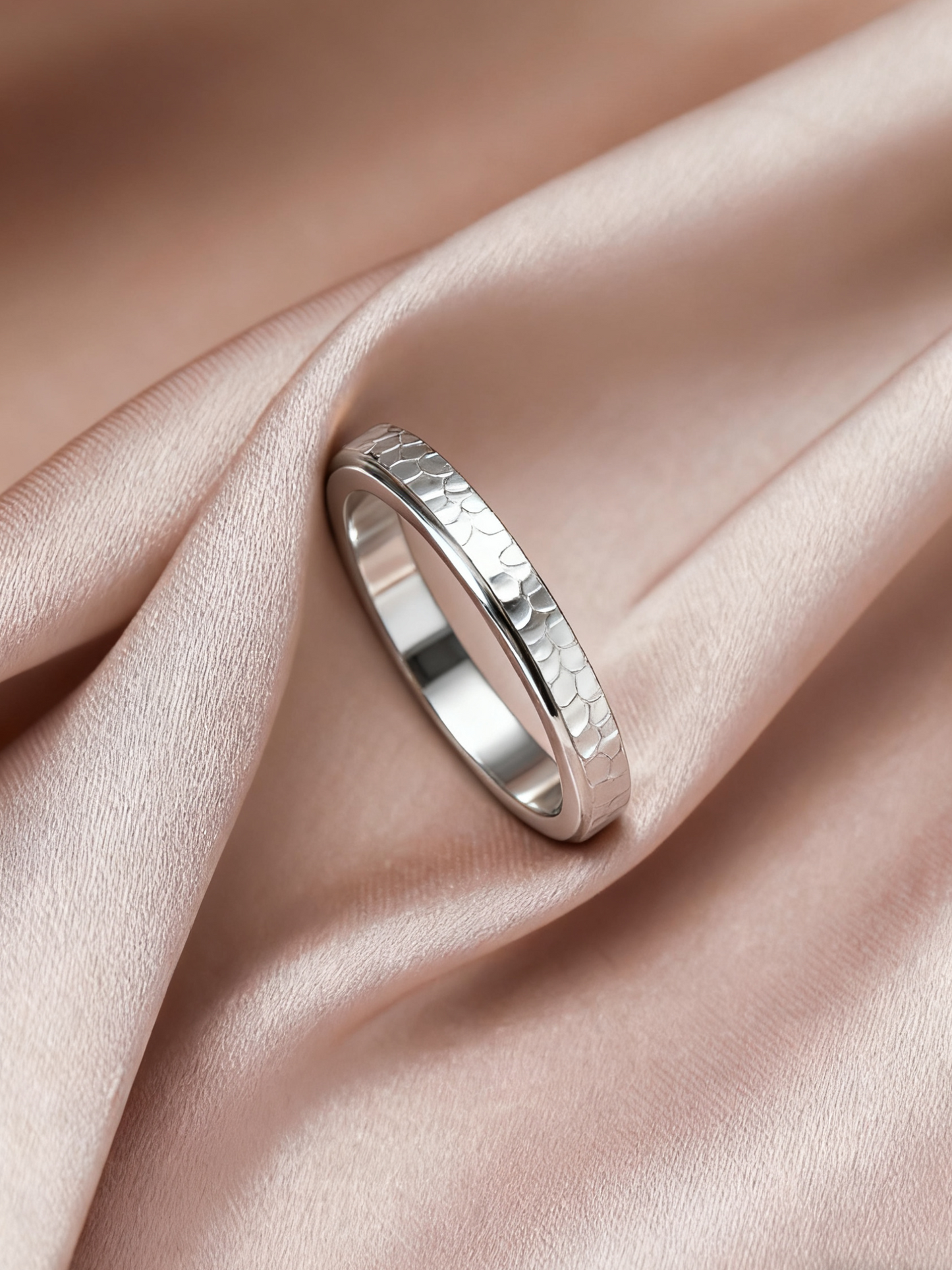 Slim Fidget Spinner Ring in 3mm for Women